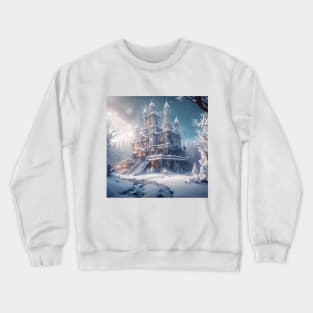 White Snow House Crewneck Sweatshirt